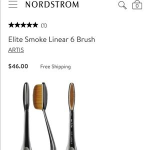 Artis Elite Smoke Finish Linear 6 Brush new in box